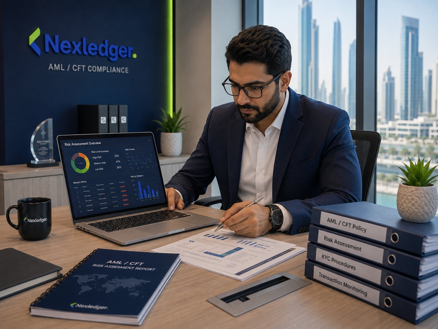 AML CFT risk advisory services at Nexledger UAE