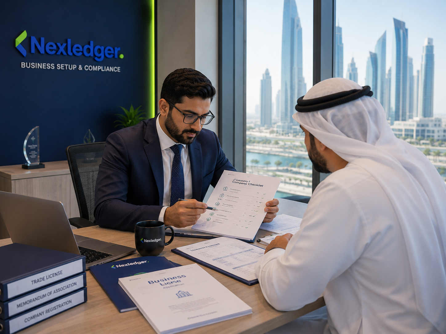 Business setup and compliance services at Nexledger UAE